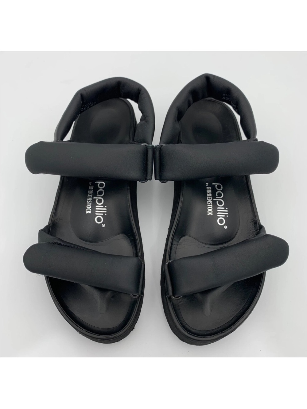 Papillio by Birkenstock Black
Leather Wedge Strappy Sandals EU 37 Women